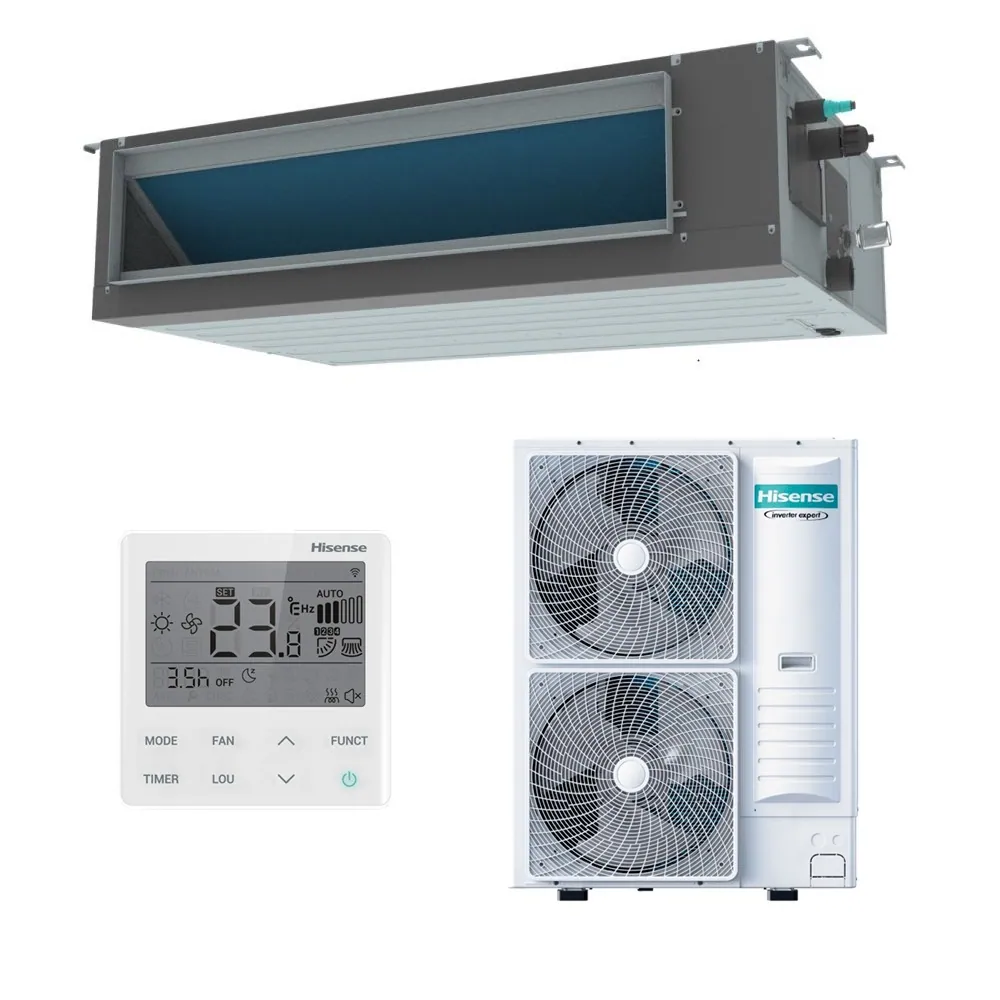 Канальный кондиционер (сплит-система) Hisense AUD-60UX4REH8 / AUW-60U6RW8 Wi-Fi