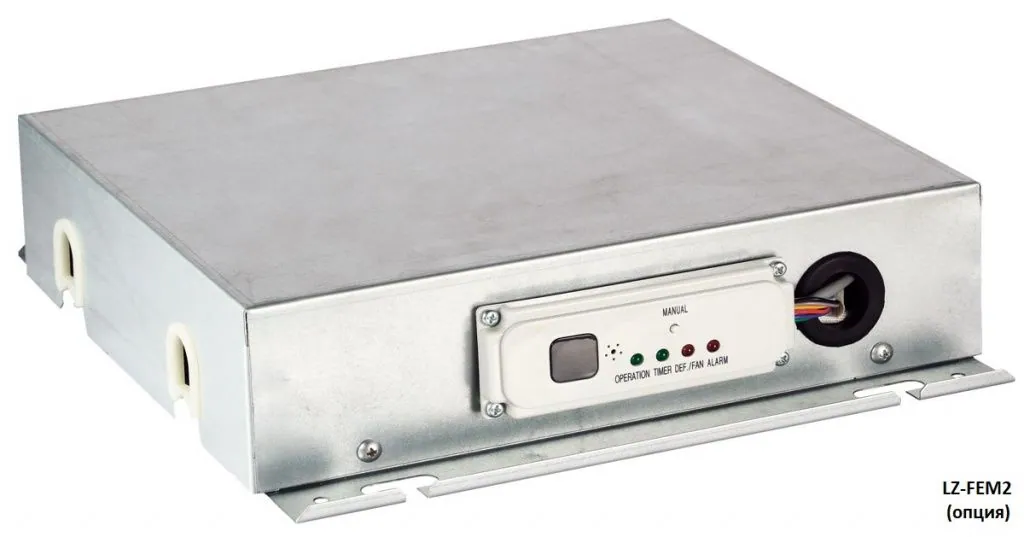 Канальный фанкойл с электронагревом (двухтрубный) Lessar LSF-1200DD22HE