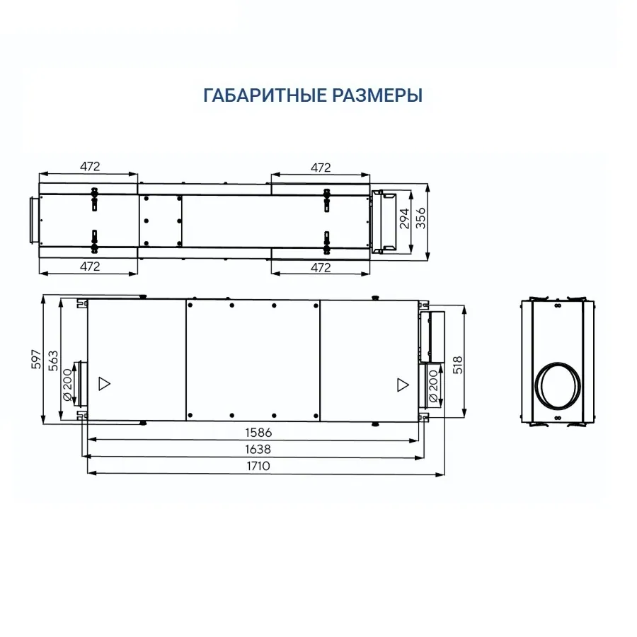 Приточная установка Turkov i-VENT-500 6E