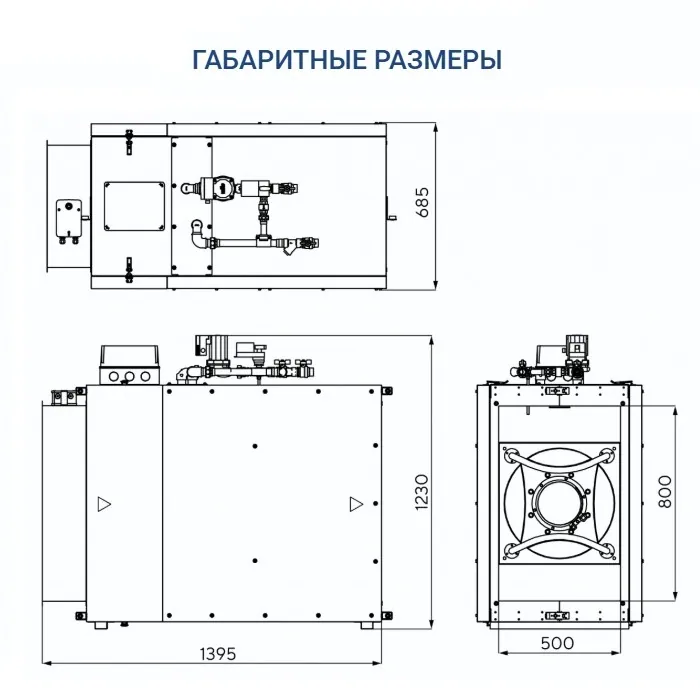 Приточная установка Turkov Capsule 6100 W 5R