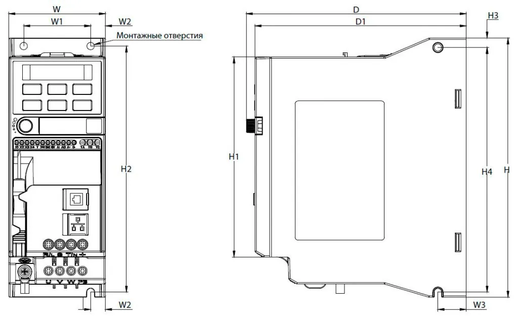 Частотный преобразователь Danfoss VEDA Drive VF-51 5,5 кВт ABA00009