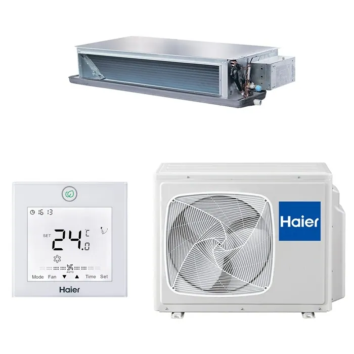 Инверторный канальный кондиционер (сплит-система) Haier AD25S2SS1FA / 1U25S2SM3FA