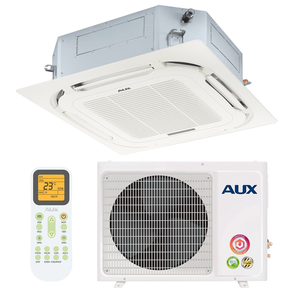 Инверторный кассетный кондиционер (сплит-система) AUX ALCA-HS24/4DR2 / AL-HS24/4DR2(U)