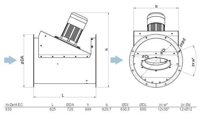 Изображение для товара Systemair AxZent 630EC