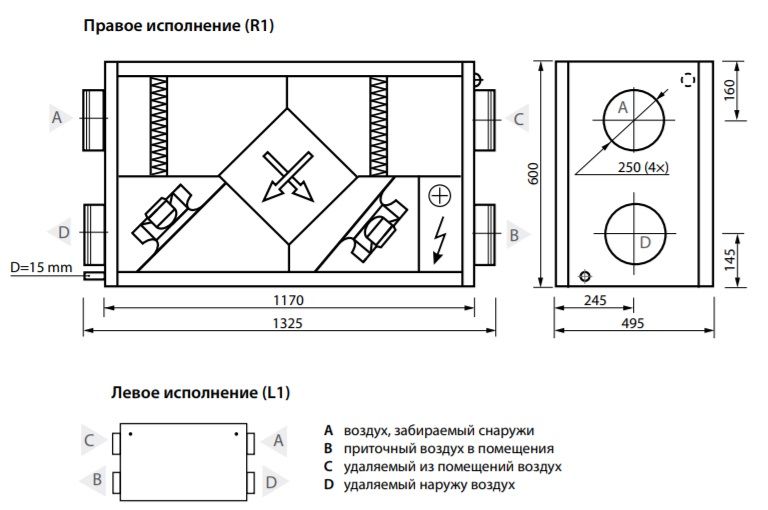 Изображение для товара Komfovent Domekt P 900 H
