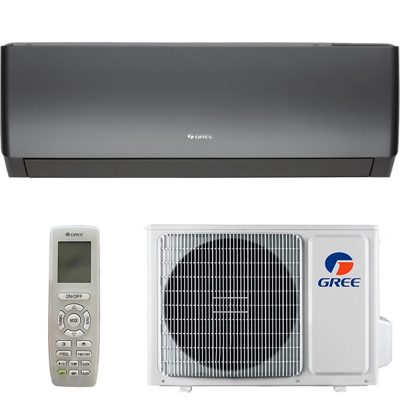 Настенный кондиционер (сплит-система) Gree GWH24AGEXF-K6DNA4A black + GR-3-ZB-S