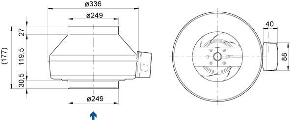 Изображение для товара Systemair K 250 M sileo