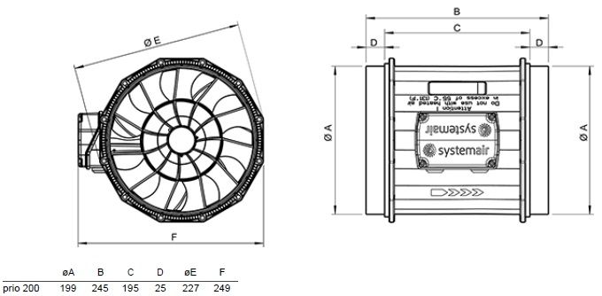 Изображение для товара Systemair prio 200EC