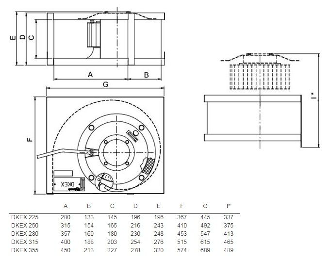 Изображение для товара Systemair DKEX 250-4