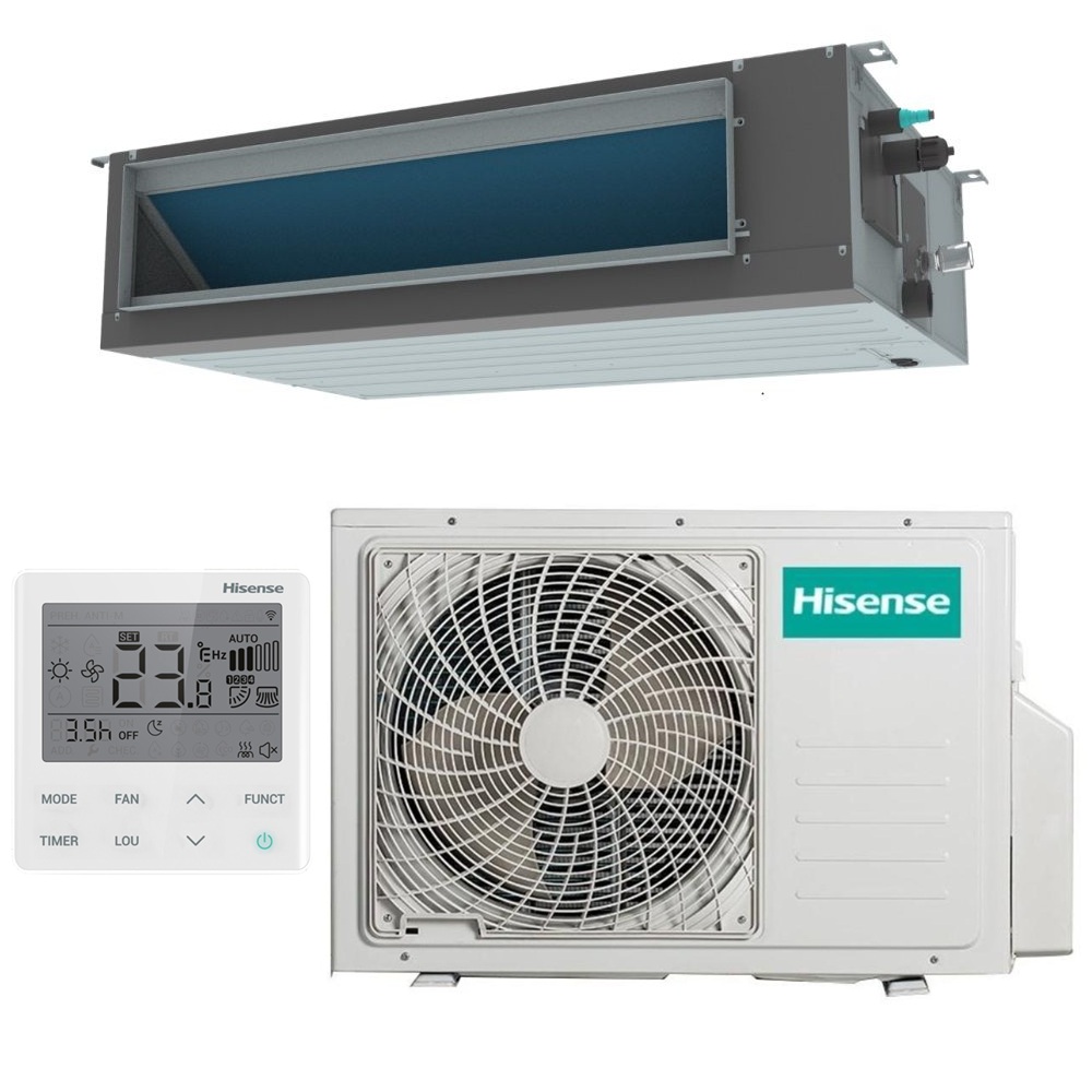 Канальный кондиционер (сплит-система) Hisense ADT-09UX4RBL8 / AUW-09U4RS8 Wi-Fi