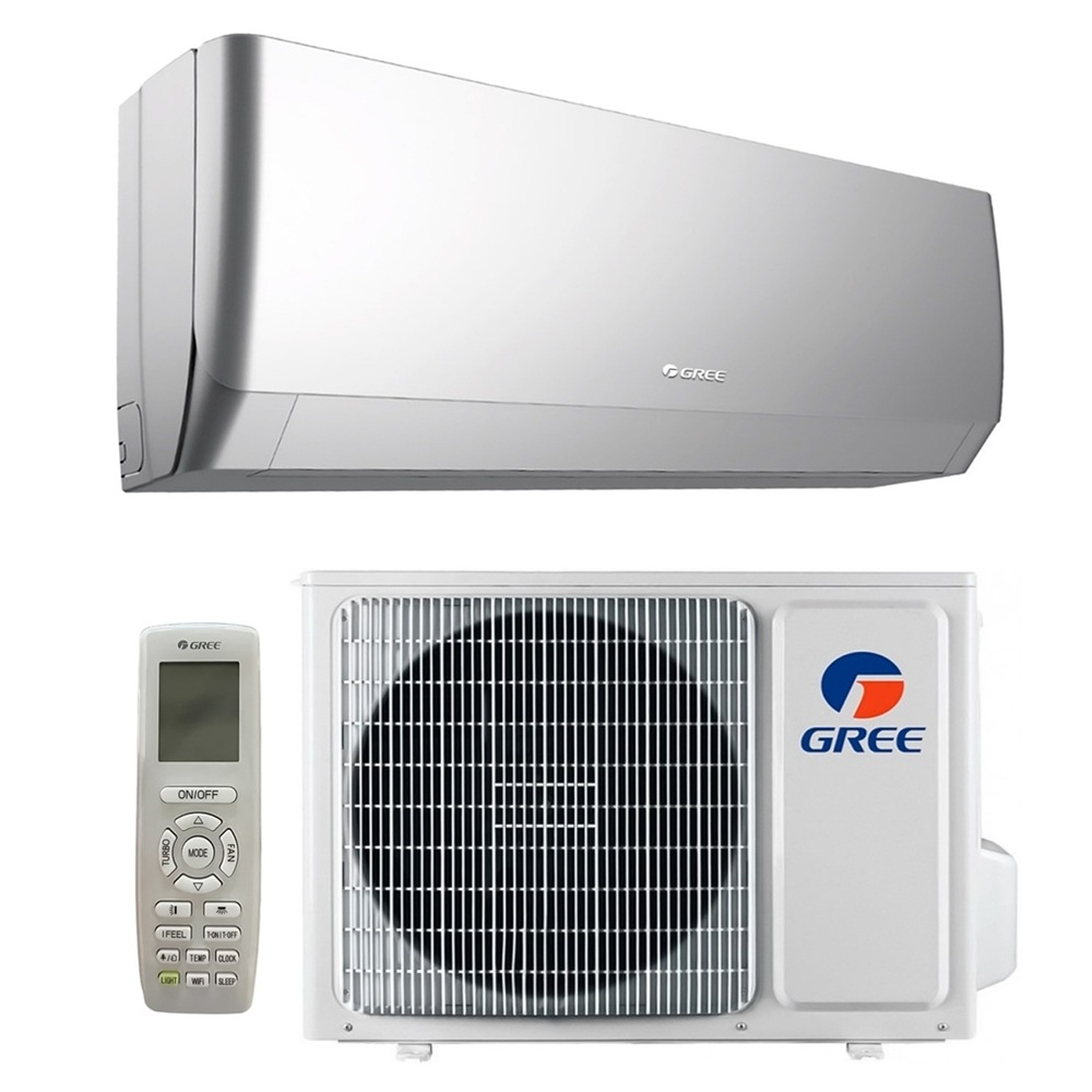 Настенный кондиционер (сплит-система) Gree GWH09AGCXB-K6DNA4F silver + GR-3-ZB-S