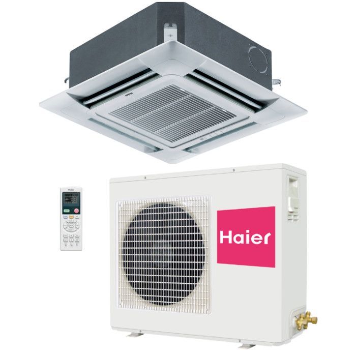 Инверторный кассетный кондиционер (сплит-система) Haier AB35S2SC2FA / 1U35S2SM3FA