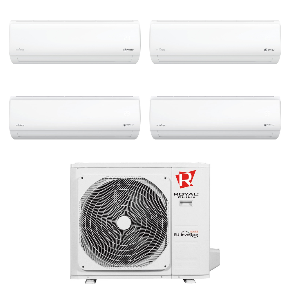 Изображение для товара Royal Clima 4RMX-28HN/OUT / RCI-TMH09HNx2 + RCI-TMN07HNx2