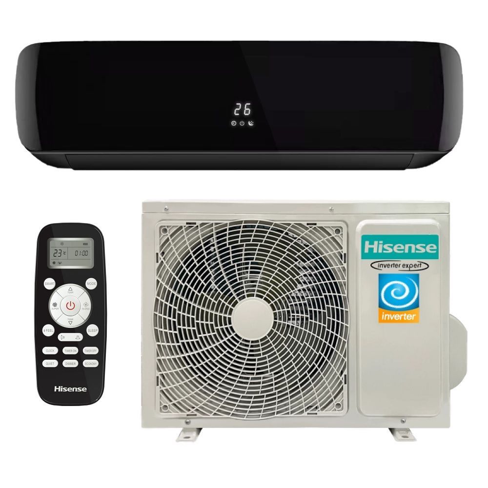 Инверторный настенный кондиционер (сплит-система) Hisense AS-10UW4RVETG01(B) Wi-Fi