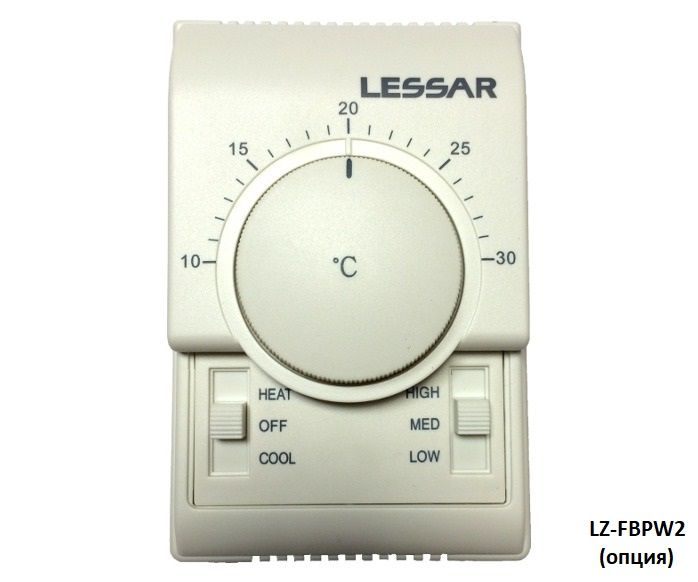 Напольно-потолочный фанкойл безкорпусной (двухтрубный) Lessar LSF-150AE22C