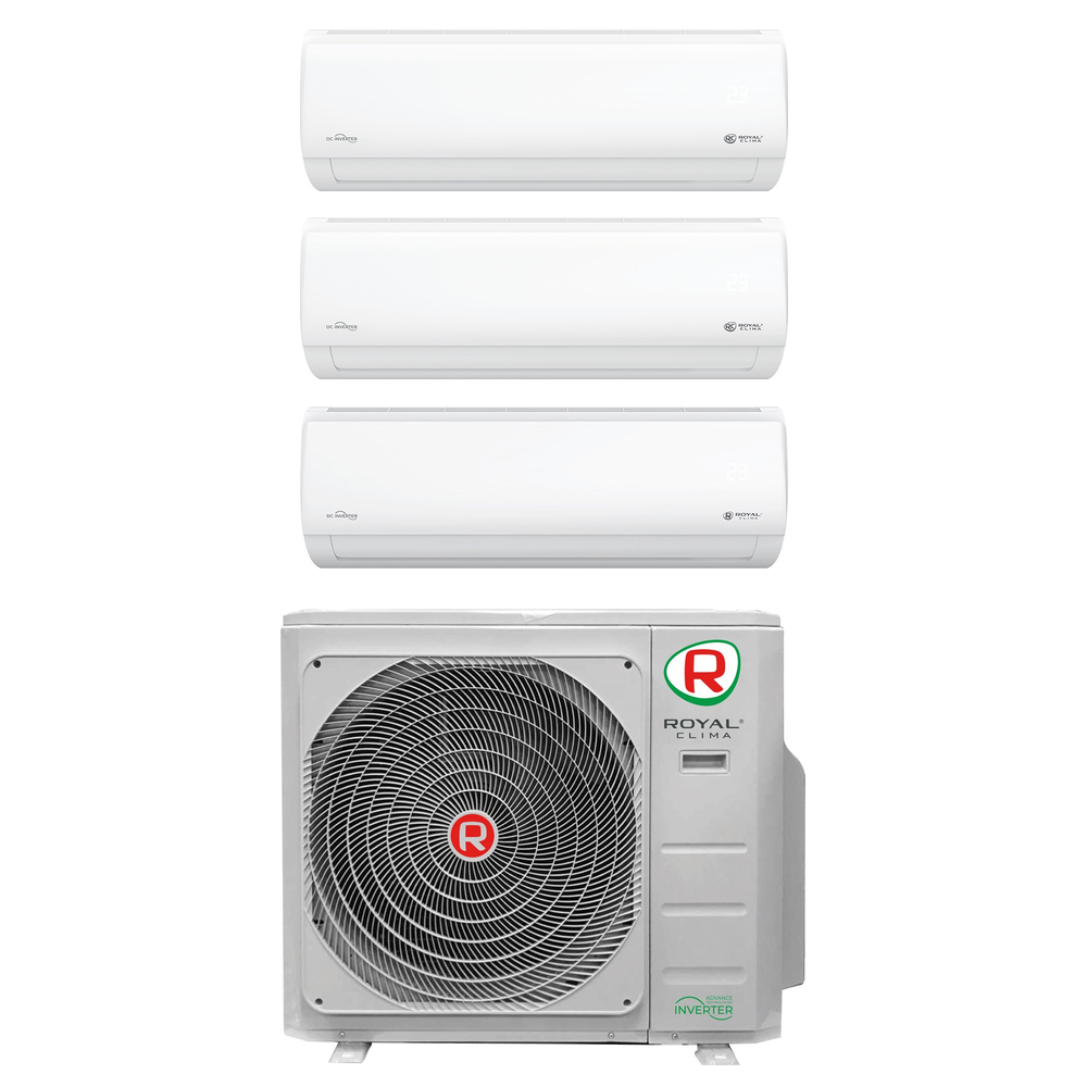 Изображение для товара Royal Clima 3RMN-21HN/OUT / RCI-TMH09HNx2 + RCI-TMN07HN