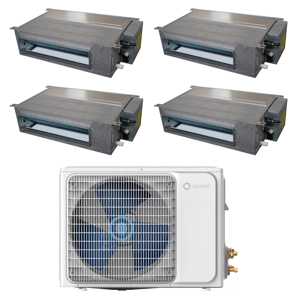 Изображение для товара Syscool EASY MULTI4 36 EVO HP Q / MULTI DUCT 12 EVO HP Q + MULTI DUCT 09 EVO HP Qx3
