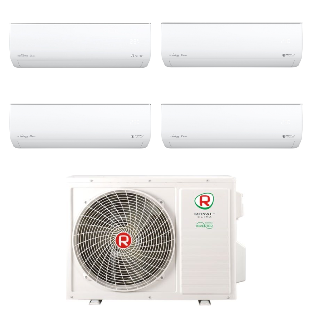 Изображение для товара Royal Clima 4TFM-36HN/OUT / RCI-GLF12HN + RCI-GLD09HNx3