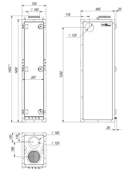 Приточная установка VentMachine ПВУ-350 EC ZenTec