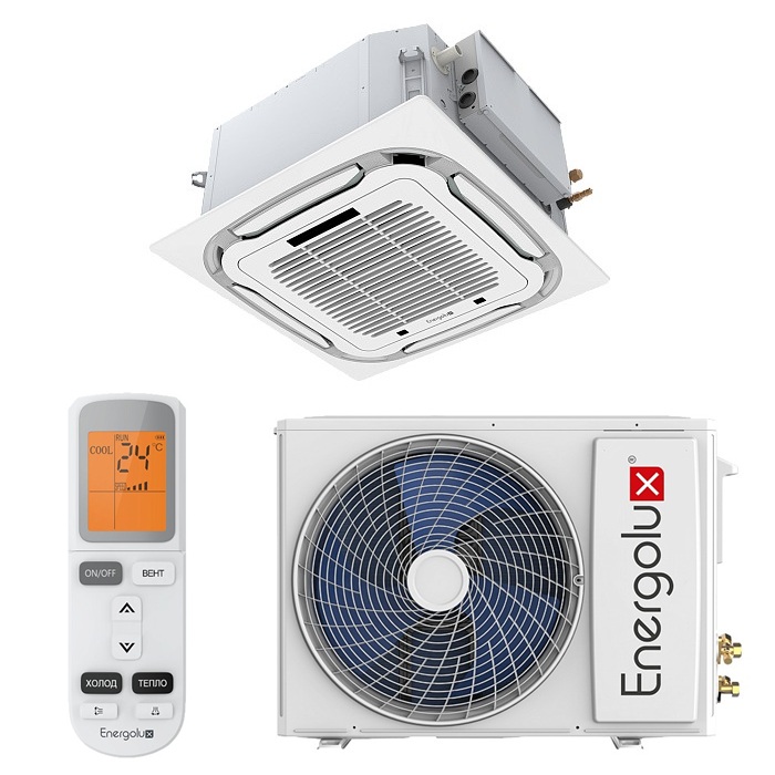 Инверторный кассетный кондиционер (сплит-система) Energolux ESAC18C1_WF_AR2_DC / ESAU18U1_AR2_DC