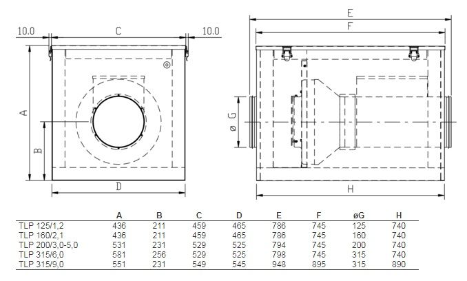 Изображение для товара Systemair TLP 315/6,0S
