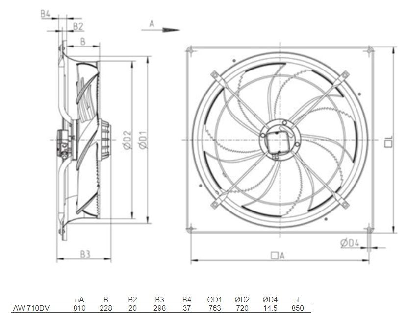 Изображение для товара Systemair AW 710DV SILEO