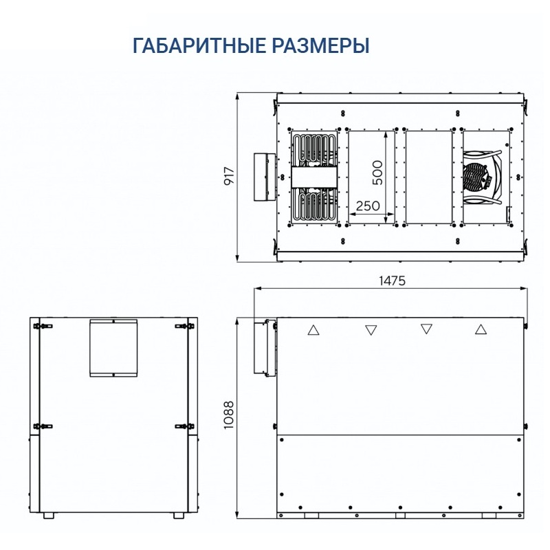 Приточно-вытяжная установка Turkov Zenit Heco VM 1200