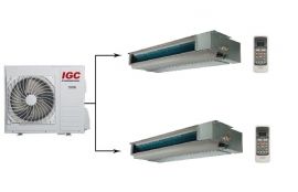 Мультисплит-система IGC RAM2-M18UNH / RAD-12NH + RAD-12NH