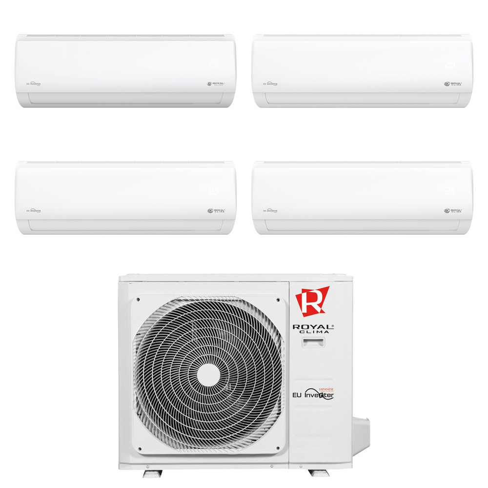 Изображение для товара Royal Clima 4RMX-36HN/OUT / RCI-TMN12HN + RCI-TMH09HNx3
