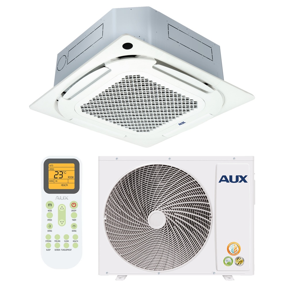 Инверторный кассетный кондиционер (сплит-система) AUX ALCA-HS24/4DR2Q / AL-HS24/4DR2(U)