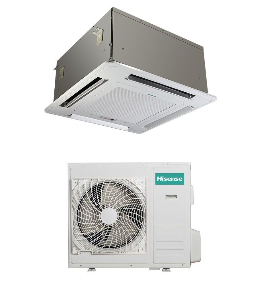 Кассетный кондиционер (сплит-система) Hisense AUC-24HR4SGA1 / AUW-24H4SF