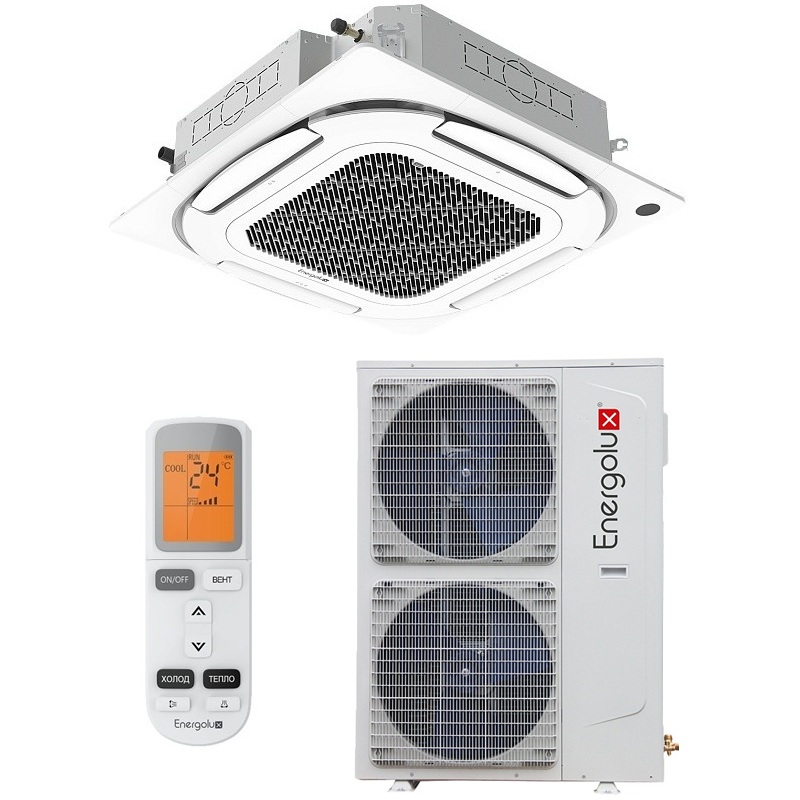 Инверторный кассетный кондиционер (сплит-система) Energolux ESAC60C1_WF_AR2_DC / ESAU60U1_AR2_DC