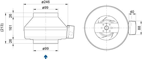 Изображение для товара Systemair K 100 XL sileo