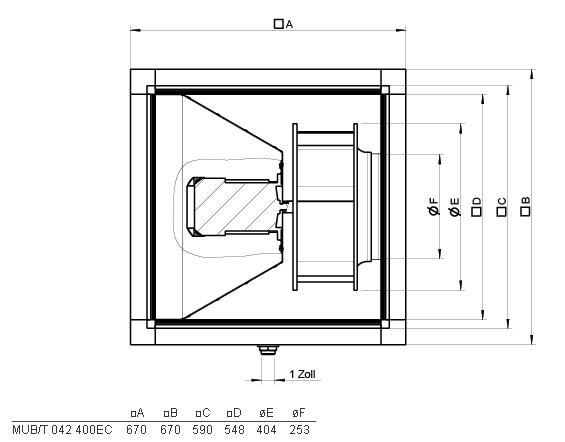 Изображение для товара Systemair MUB/T 042 400EC