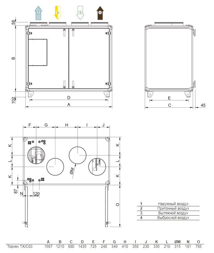 Изображение для товара Systemair Topvex TX/C03 HWH-L