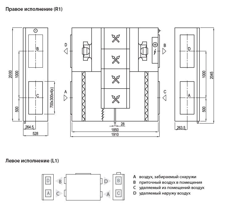 Изображение для товара Komfovent Verso CF 2500-F-E