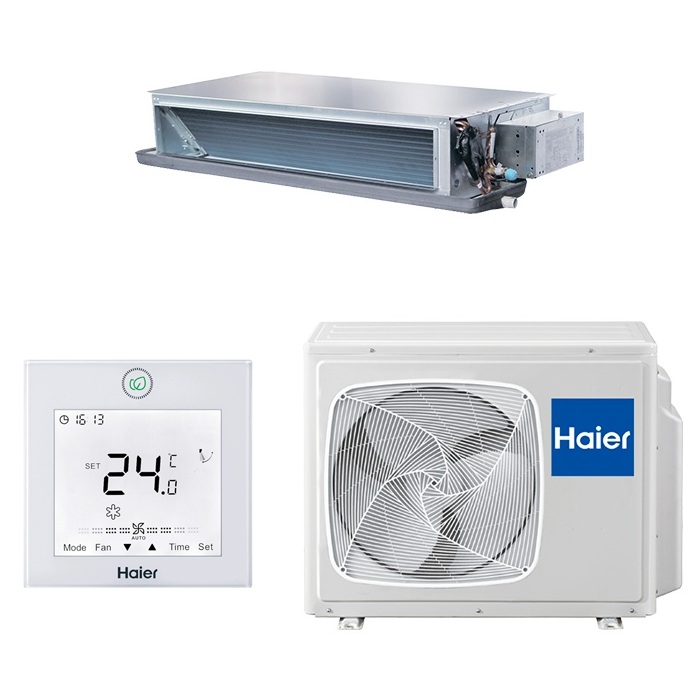 Инверторный канальный кондиционер (сплит-система) Haier AD25S2SS1FA / 1U25S2SM4FA