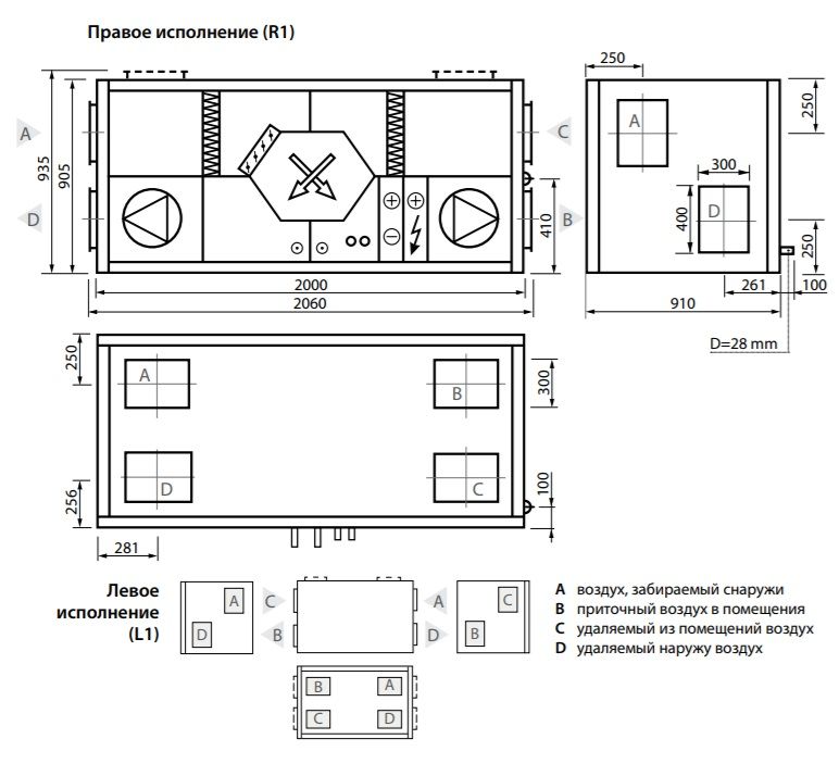 Изображение для товара Komfovent Verso CF 2300-V-E