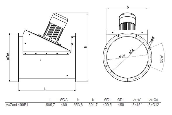 Изображение для товара Systemair AxZent 400E4