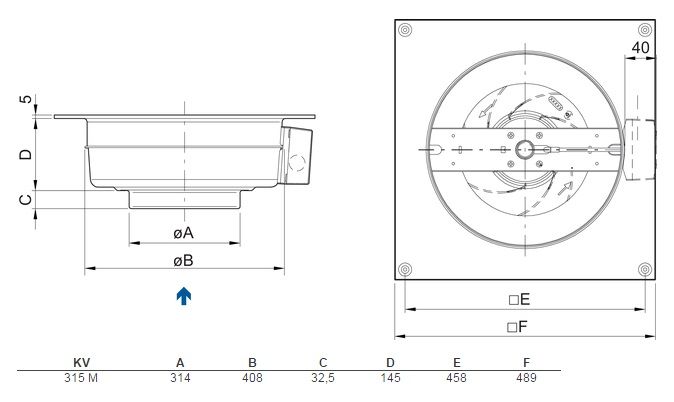 Изображение для товара Systemair KV 315 M sileo