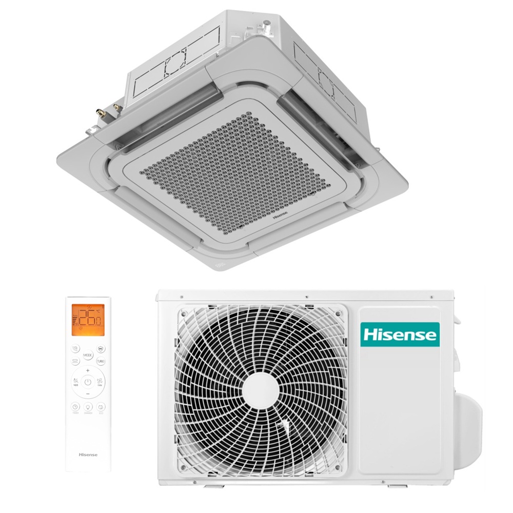 Кассетный кондиционер (сплит-система) Hisense AUC-24HR4RJC2 / AUW-24H4RF2
