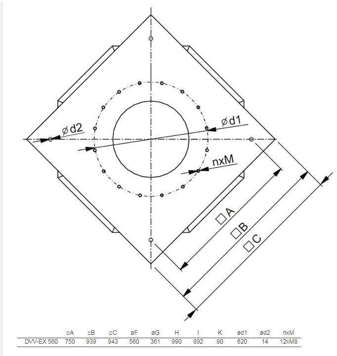 Изображение для товара Systemair DVV-EX 560D6-XL 