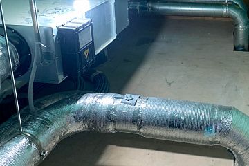 Приточно-вытяжная вентиляция и кондиционирование в фахверке из клееного бруса, фото №5