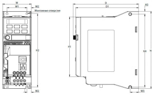 Изображение для товара Danfoss VEDA Drive VF-51 7,5 кВт ABA00010