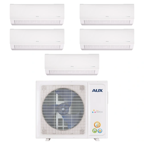 Изображение для товара AUX AM5-H42/4DR2 / AMWM-H12/4R2(BA) + AMWM-H09/4R2(BA)x4