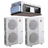 Mitsubishi Electric PEA-RP400GAQ / PUHZ-P200YKAx2