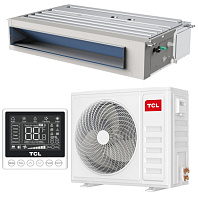 Инверторный канальный кондиционер (сплит-система) TCL TCC-24D1HWH/DVI(05) / TCC-24HH/DVO(05)