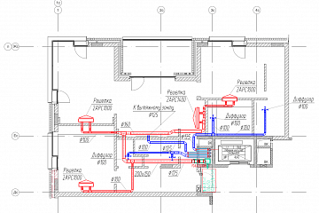 Мультизональное кондиционирование и вентиляция апартамента в ЖК Парк Рублево, фото №3
