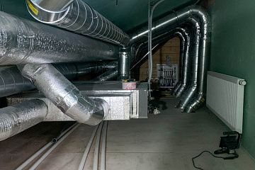 Приточно-вытяжная вентиляция и кондиционирование в фахверке из клееного бруса, фото №7