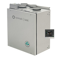 Приточно-вытяжная установка с рекуператором Sysimple SAVE VTR 500 R 1670W